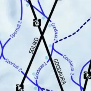 Карта трасс в Гудаури - фото 5