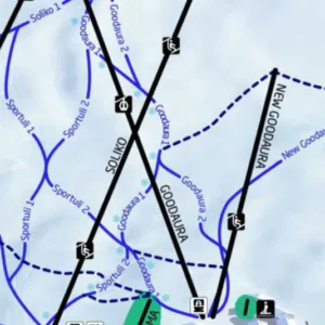 Карта трасс в Гудаури - фото 3